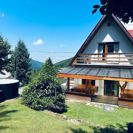 Jozka Chata Max 15 Os Sauna Jacuzzi Porąbka Eksteriør billede