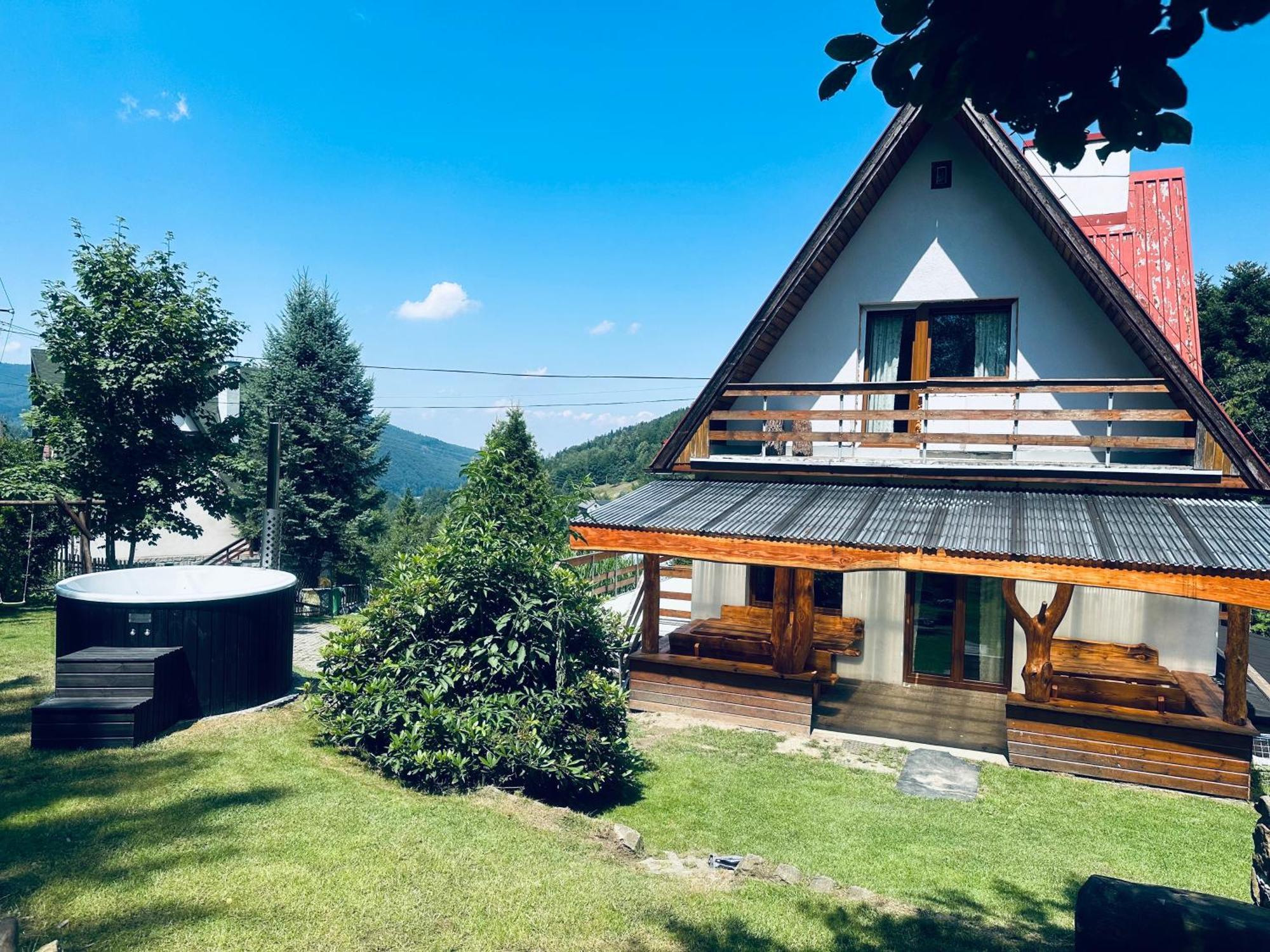 Jozka Chata Max 15 Os Sauna Jacuzzi Porąbka Eksteriør billede